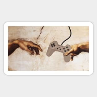 The Creation of Gamer Sticker